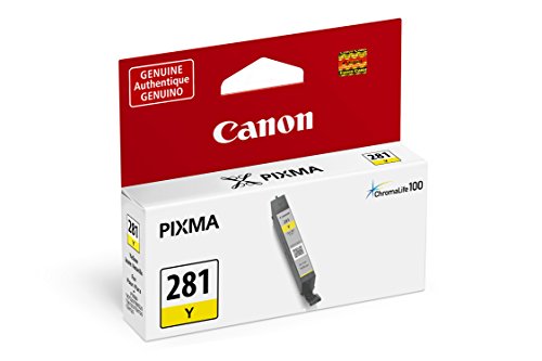 Canon CLI-281 Yellow Ink Tank Compatible to TR8520, TR7520, TS9120 Series,TS8120 Series, TS6120 Series, TS9521C, TS9520, TS8220 Series, TS6220 Series