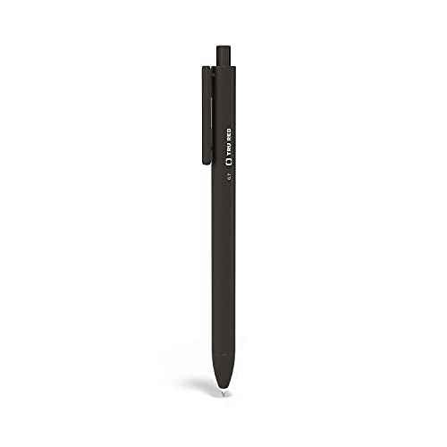 STAPLES TRU RED Retractable Quick Dry Gel Pens, Black, 0.7mm Medium Point (1 Dozen Pens) – Smooth-Flowing Black Ink Pen with Full Rubberized Barrel for Comfort, Acid-Free Gel Pens