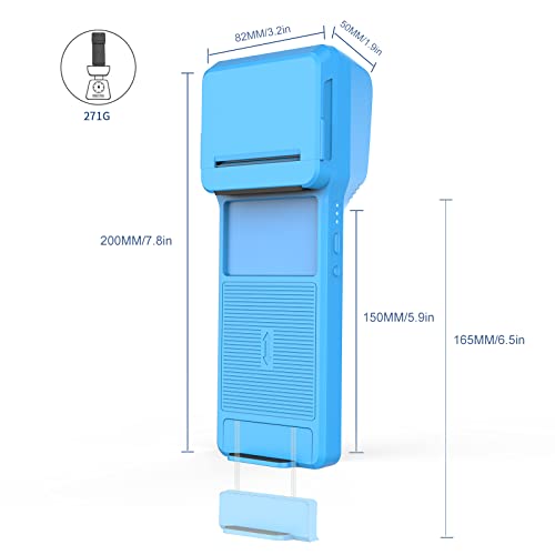 symcode POS Receipt Printer 58mm Thermal Receipt Printer Bluetooth Handheld POS Machine Receipt Printer,Mobile POS Portable Back Clip Receipt Printer for Sales Retail Print