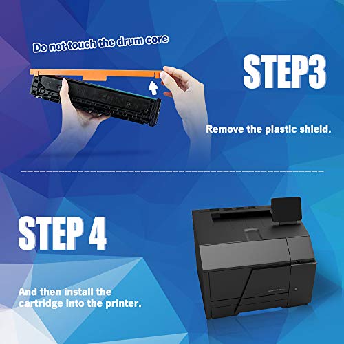 INK E-SALE Remanufactured Toner Cartridge Replacement for HP 125A CB540A CB541A CB542A CB543A Canon 116 Toner 4 packs Set for HP LaserJet CP1215 CP1518ni CP1515n CM1312nfi CM1312 MFP Printer