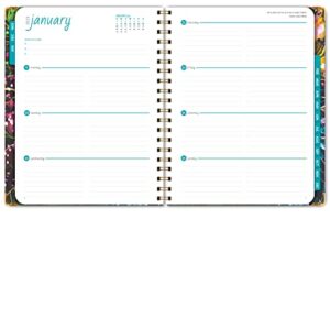 HARDCOVER 2023 Planner: (November 2022 Through December 2023) 8.5"x11" Daily Weekly Monthly Planner Yearly Agenda. Bookmark, Pocket Folder and Sticky Note Set (Black Tree Seasons)