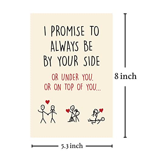 Cheerin Valentine's Day Cards for Him or Her | Anniversary Card | Gifts for Him or Her | Fun Gift Birthday Card for Husband Wife Boyfriend Girlfriend Men Women