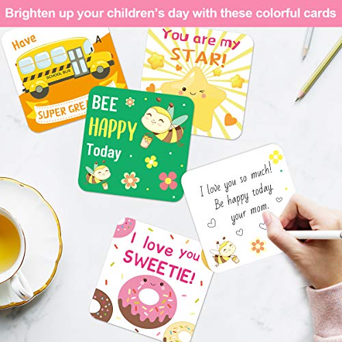 60 Lunch Box Notes for Kids Cute Motivational and Inspirational Thinking of You Cards for Boy’s and Girl’s Lunchbox