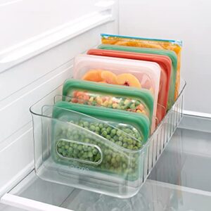 YouCopia FreezeUp Freezer Bin 15", Fridge Organizer with Storage, BPA-Free Food-Safe Container