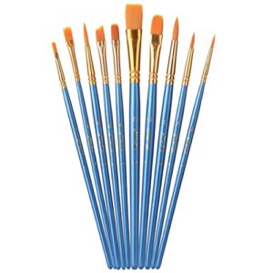 mr. pen- paint brushes, 10pc, paint brushes for acrylic painting, art brushes, drawing and art supplies, paint brush, acrylic paint brushes, paint brushes for kids, paint brush set, watercolor brushes