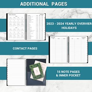 2023 Planner - Weekly and Monthly Planner 2023, 6.3” × 8.4”, Planner 2023 from Jan 2023 to Dec 2023, Inner Pocket, Premium Paper, Twin-wire Binding, Make Your Life Productive