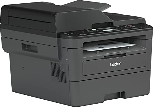 Brother DCP-L25 Series Monochrome All-in-One Laser Printer for Home Office, Print, Scan, Copy, Wireless, 36 ppm, 2400 x 600 dpi, Automatic Duplex Printing, with MTC Printer Cable