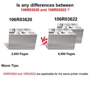 MxVol Compatible Xerox WorkCentre 3335 3345 Phaser 3330 106R03622 Toner Cartridge use for Xerox 3335 3335/DNI 3345 3345/DNI 3330 3330/DNI Printer, High Capacity 8,500 Pages (1-Pack, Black)