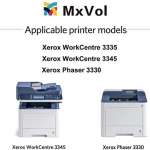 MxVol Compatible Xerox WorkCentre 3335 3345 Phaser 3330 106R03622 Toner Cartridge use for Xerox 3335 3335/DNI 3345 3345/DNI 3330 3330/DNI Printer, High Capacity 8,500 Pages (1-Pack, Black)