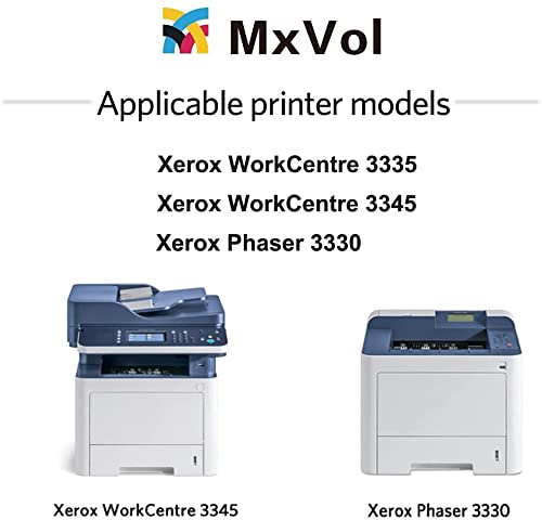 MxVol Compatible Xerox WorkCentre 3335 3345 Phaser 3330 106R03622 Toner Cartridge use for Xerox 3335 3335/DNI 3345 3345/DNI 3330 3330/DNI Printer, High Capacity 8,500 Pages (1-Pack, Black)