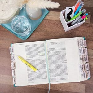 Mr. Pen- Bible Tabs for Catholic or Other Bibles, 75 Tabs, Laminated, Bible Journaling Supplies, Bible Tabs Old and New Testament, Bible Tabs for Women, Bible Tabs for Journaling Bible