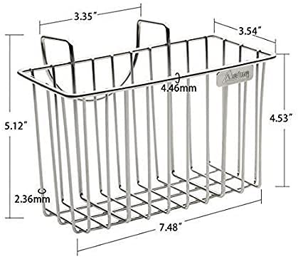 Kitchen Sponge Holder, Aiduy Sink Caddy Brush Dishwashing Liquid Drainer Rack - Stainless Steel