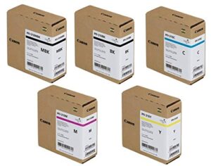 canon pfi-310 330ml pigment ink tank bundle – includes matte black/black/cyan/magenta/yellow