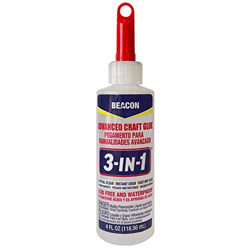 Beacon 3-in-1 Advanced Crafting Glue, 4-Ounce, 2-Pack