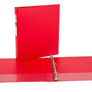 Avery Economy Binder with 1 Inch Round Ring, Red, 1 Binder (3310)