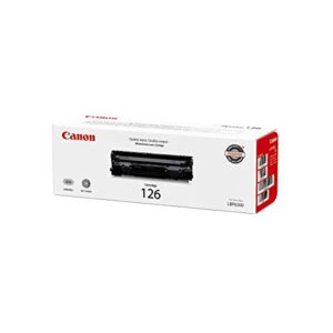 canon genuine toner cartridge 126 black (3483b001), 1-pack, for canon imageclass lbp6200d, lbp6230dw laser printers