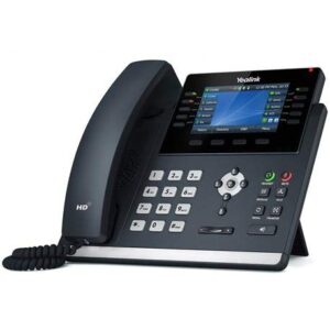 Yealink SIP-T46U IP Phone [5 Pack] 16 VoIP Accounts. 4.3-Inch Color Display. Dual USB 2.0, Dual-Port Gigabit Ethernet, 802.3af PoE, Power Adapter Not Included