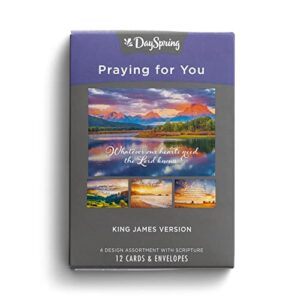 praying for you – inspirational boxed cards – mountain views