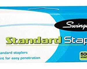 Swingline SWI79350 Standard Staples, 210/Strip, 5000/Box, Silver