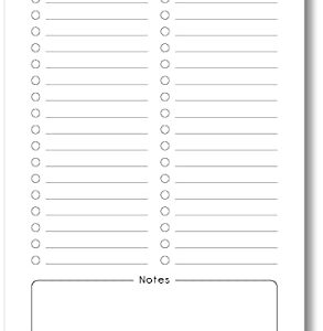 Evercio Grocery List Magnetic Notepad for Refrigerator | For Shopping Lists Fun Memo Note Pad for Fridge | Funny Office Gift for Coworkers | 4.5x7.5 Inches, 50 Sheets