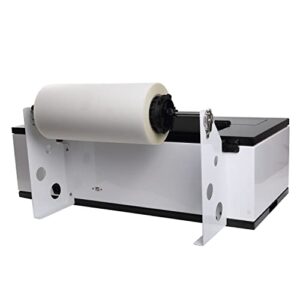 A3 Continuous DTF Printer & Powder Shaker Dryer White Ink Stirring System L1800 for Fabrics, Leather, Toys, Swimwear, Handicrafts, T Shirt, Other(6X 100ml Ink+1roll Film+Powder)