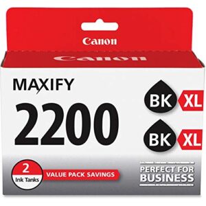 canon pgi-2200xl black twin pack compatible to ib4120, mb5120, mb5420, ib4020, mb5020, mb5320