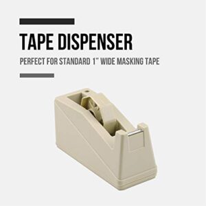 Lichamp Desktop Tape Dispenser Holder with Large 3 inches Core for Masking Tape, Heat Transfer Tape Sublimation, Painters Tape, Freezer Tape and Kitchen Tape