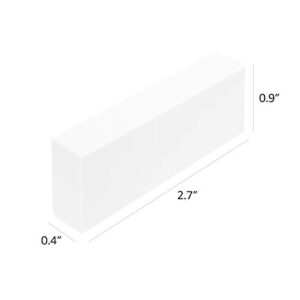 Amazon Basics Block White Eraser, 10 pack