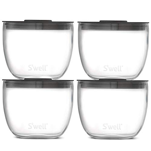 S'well Eats 2-in-1 Nesting Food Bowls, 10oz, Clear