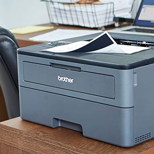 Brother HL-L23 Series Compact Monochrome Laser Printer, Print Copy Scan, 26 ppm, Wireless I Mobile Printing, Duplex Printing, Auto 2-Sided Printing, 250-sheet, with MTC Printer Cable