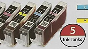 CanonInk CLI-42 5-Pack Value Ink Compatible to PIXMA PRO-100 for Printer