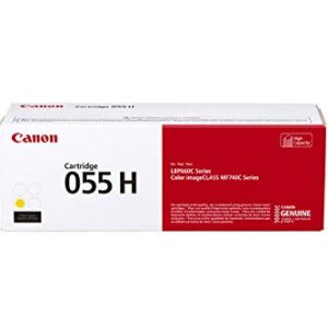 Canon Genuine 055 High Yield CMY Color Toner Cartridge Set, 3-Pack, CRG-055H