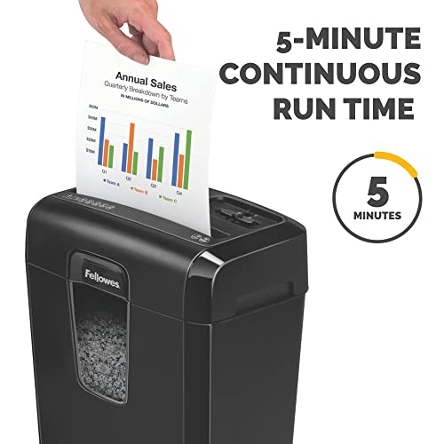 Fellowes 9C4 Cross-Cut Personal Paper Shredder for The Home Office