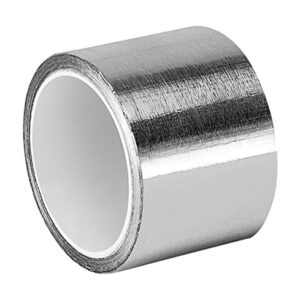 Scotch 3311 Aluminum Foil Tape - 2 in. x 5YD. Vapor Resistant Silver Foil Tape Roll with Thermal Conductivity, Rubber Adhesive