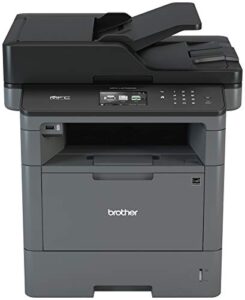 brother mfc-l5700dw monochrome multifunction all-in-one laser printer, flexible network connectivity, mobile printing, scanning, duplex (renewed)