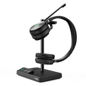 yealink wh62 duo uc wireless noise canceling headset – headset connects and works with usb enabled desk phones, computers and softphones.