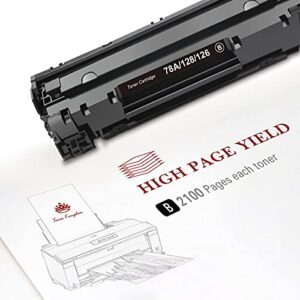 Toner Kingdom Compatible Toner Cartridge Replacement for Canon 128 CRG128 126 ImageCLASS D530 MF4770N MF4890DW D550 MF4880DW LBP6230DW MF4450 D560 Faxphone L100 L190 Laser Printer(Black,2-Pack)