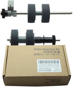 pa03540-0001 brake roller & pa03540-0002 pick roller for fujitsu scanner fi-6130 fi-6130z fi-6230 fi-6140 fi-6240 fi-6125 fi-6225