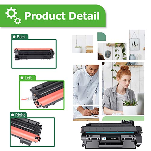 Aztech Compatible Toner Cartridge Replacement for HP 05A CE505A HP Laserjet P2035 P2035N P2055DN Printer (Black, 1-Pack)