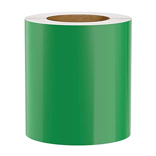 Premium Vinyl Label Tape for DuraLabel 9000 / Kodiak, LabelTac 9, VnM 8, SafetyPro 9G and Viscom ProMax 9, Green, 6" x 150'