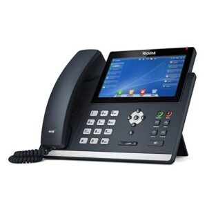 Yealink SIP-T48U IP Phone [5 Pack] 7-Inch Color Touch Screen Display, 16 Lines. Dual USB Ports, Dual-Port Gigabit Ethernet, PoE, Power Adapter Not Included (SIP-T48U)