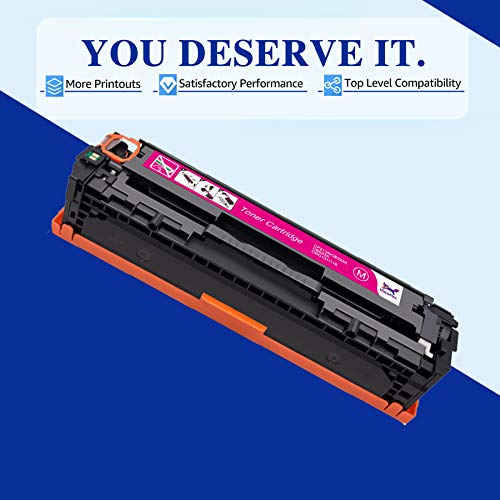 HaloFox Compatible Toner Cartridge Replacement for Canon 131 131h for Canon Color ImageClass MF8280Cw MF624Cw MF628Cw LBP7110Cw MF8230Cn Laser Printer (Black, Cyan, Yellow, Magenta, 5-Pack)