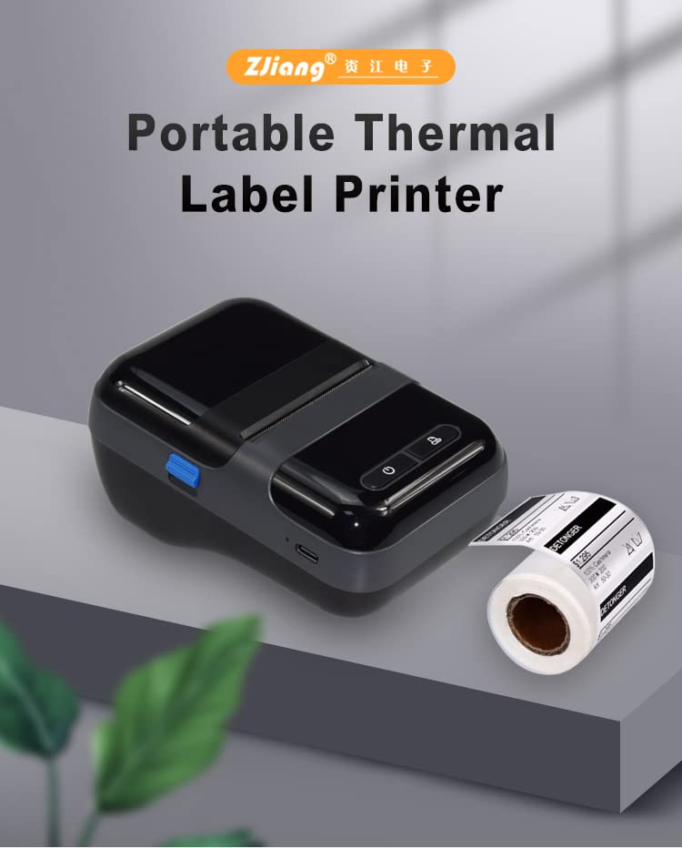 Barcode Thermal Printer Bluetooth 58mm bar Code Label Wireless Portable Handheld Thermal Label Printer 2 inch Free APP iOS Android PC