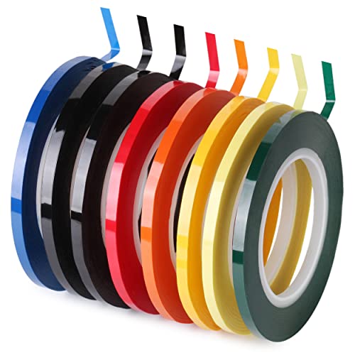 Mr. Pen- Whiteboard Tape, 8 Pack, Assorted Colors, Thin Tape for Dry Erase Board, Whiteboard Accessories, Dry Erase Board Accessories, Chart Tape, Graphic Tape, Grid Tape, White Board Tape Line