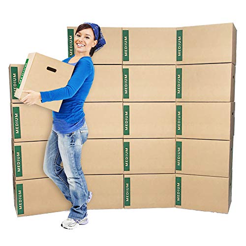 Medium Moving Boxes (20 pack) - Brand: Cheap Cheap Moving Boxes