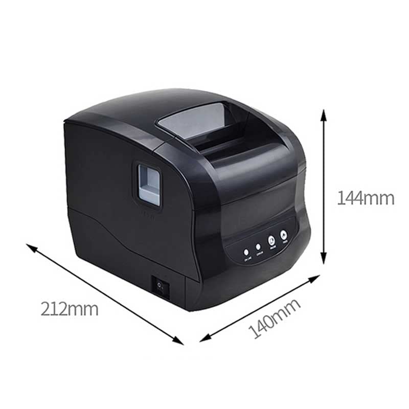 ZLXDP Thermal Receipt Label Printer for Supermarket Barcode