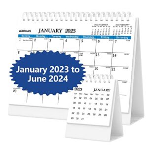 2023 Calendar-Desk Calendar 2023(8x6",18 Months) Small Desk Calendar 2023-2024-January 2023 to June 2024,2023 Desk Calendar To Do List For Offices,Schools,Home's Desk Accessories(Free Mini Calendar)
