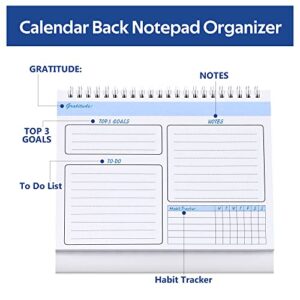 2023 Calendar-Desk Calendar 2023(8x6",18 Months) Small Desk Calendar 2023-2024-January 2023 to June 2024,2023 Desk Calendar To Do List For Offices,Schools,Home's Desk Accessories(Free Mini Calendar)