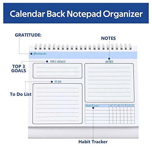 2023 Calendar-Desk Calendar 2023(8x6",18 Months) Small Desk Calendar 2023-2024-January 2023 to June 2024,2023 Desk Calendar To Do List For Offices,Schools,Home's Desk Accessories(Free Mini Calendar)