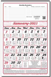 2023 america’s original almanac calendar